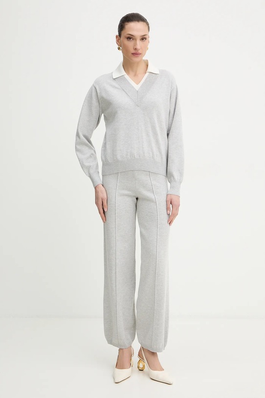 Twinset sweter 261LL3MAA szary SS26