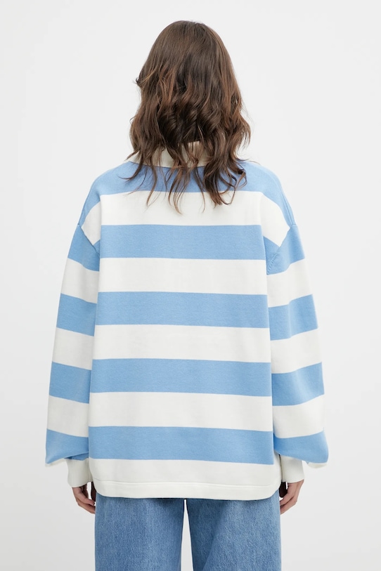 Odzież Axel Arigato sweter z dodatkiem wełny Rey Polo Sweater A3947004 niebieski