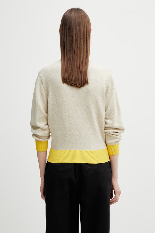 Odzież Axel Arigato Rina Gathered Sweater sweter z dodatkiem wełny damski A3704002 beżowy