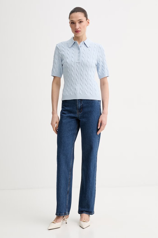 Gestuz sweter 10911086 niebieski SS26