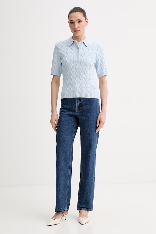 Gestuz sweter 10911086 niebieski SS26