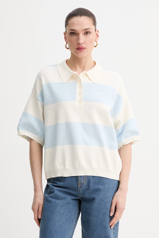 Gestuz sweter rozpinany damski niebieski 10911141