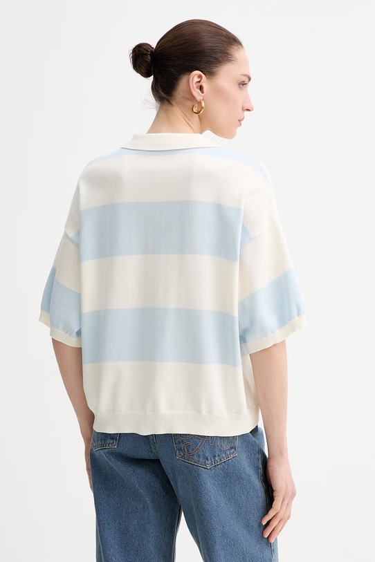 Odzież Gestuz sweter rozpinany damski 10911141 niebieski