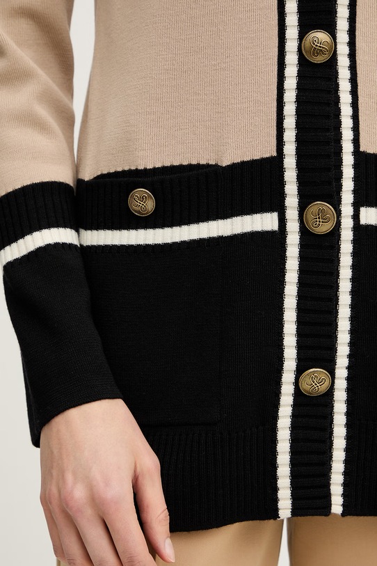 Luisa Spagnoli kardigan wełniany Marinetta 100291 beżowy