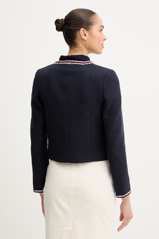 Odzież Luisa Spagnoli marynarka bawełniana Valter 543170 granatowy