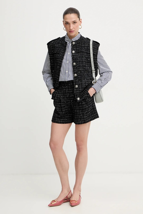 Luisa Spagnoli bezrękawnik Vignolo 542782 czarny SS26