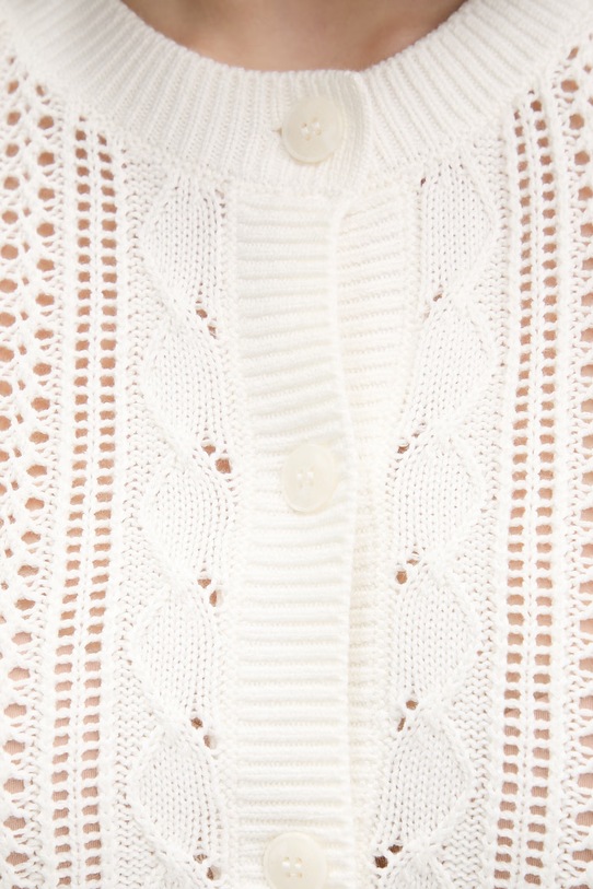 Guess Jeans kardigan damski W6GRZ2.Z4511 beżowy