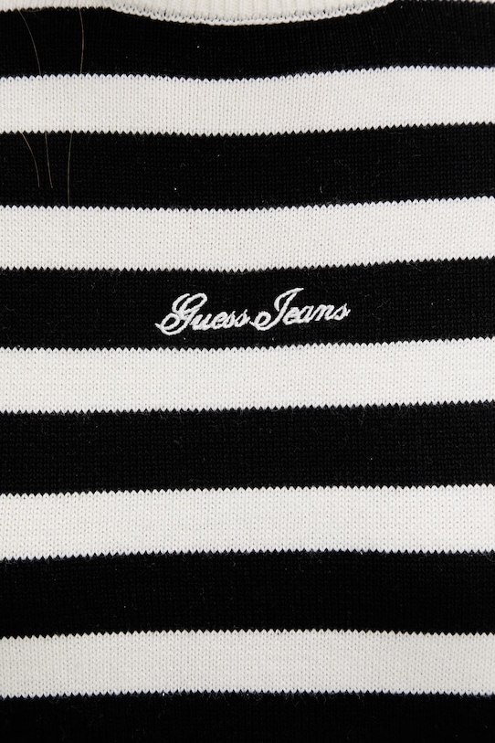 Guess Jeans sweter damski bawełniany W6GR00.Z3HM1 czarny