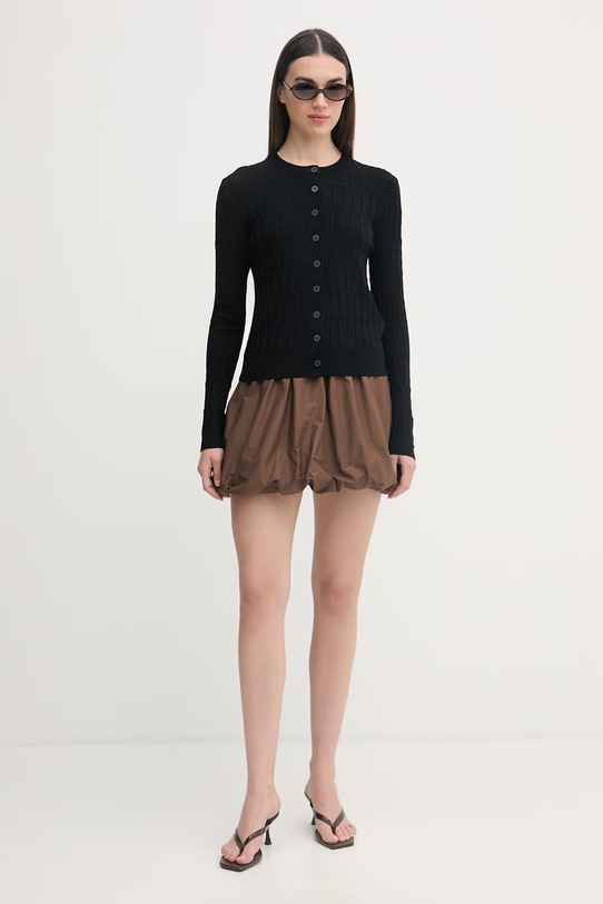 Sisley dámský kardigan s viskózou 16R2L5017 černá SS26