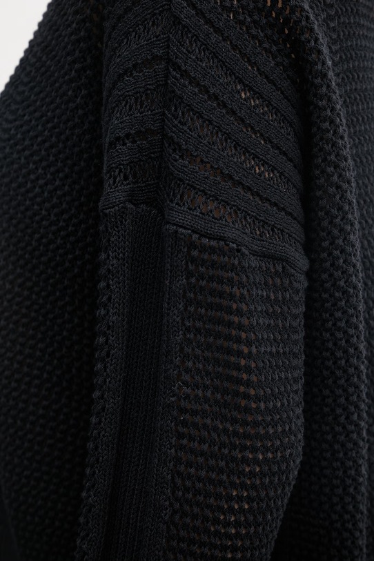 Sisley pulover za žene s pamukom 174WL107R crna