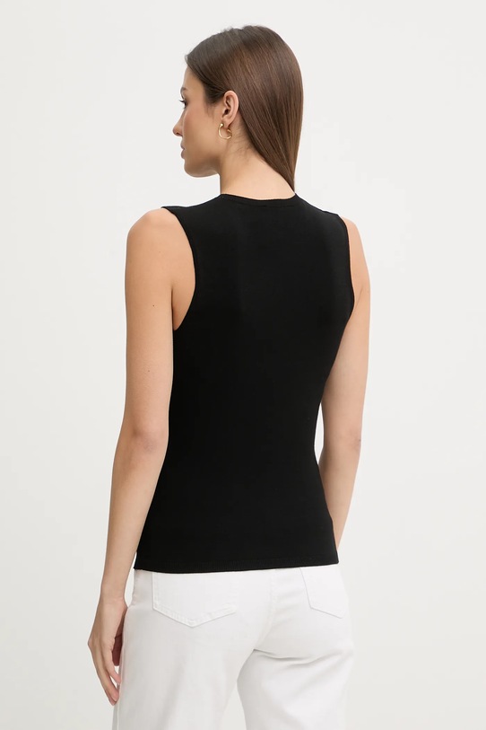 Odzież Sisley top 17Q3L107C czarny