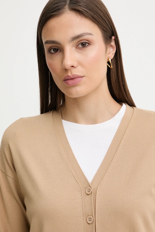 Sisley kardigan brązowy 17Q3L603J