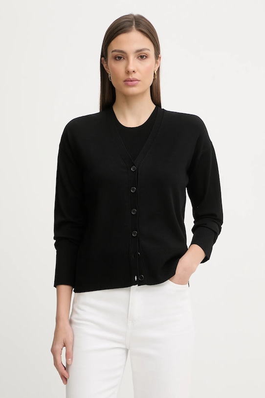 Sisley kardigan pozostałe czarny 17Q3L603J