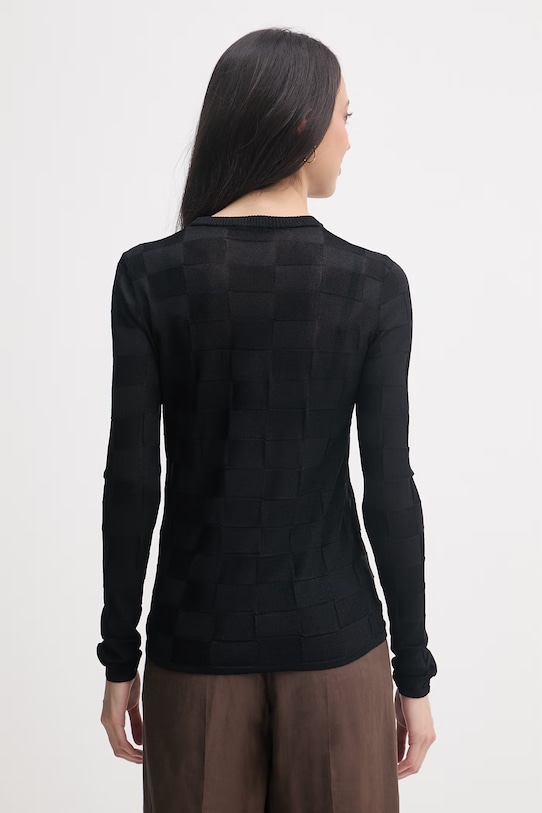 Oblečenie Sisley dámsky sveter s viskózou 1TJ1L107N čierna