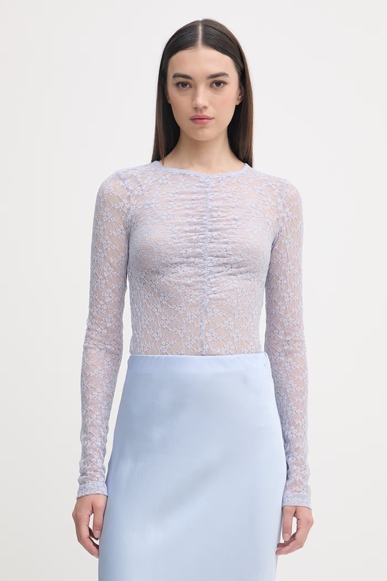 Sisley bluzka damska fioletowy 3QZYL108L