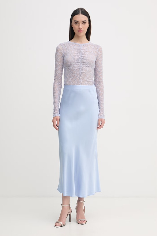 Sisley bluzka damska 3QZYL108L fioletowy SS26