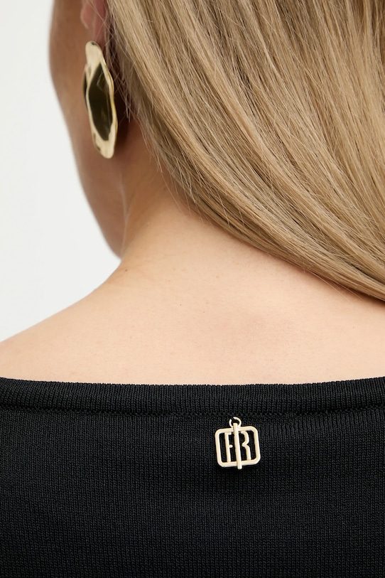 Fracomina kardigan czarny FR26ST8001K52401