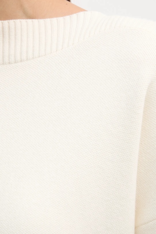 United Colors of Benetton sweter z domieszką wełny 10ICD10GC beżowy