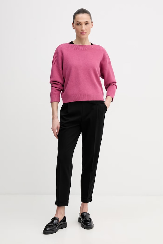 United Colors of Benetton sweter z domieszką wełny 10ICD10GC różowy SS26