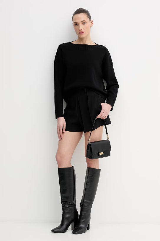 United Colors of Benetton sweter z domieszką wełny 10ICD10GC czarny SS26