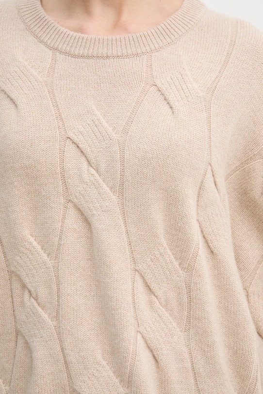 Кашемировый свитер United Colors of Benetton 10K1D10FE бежевый