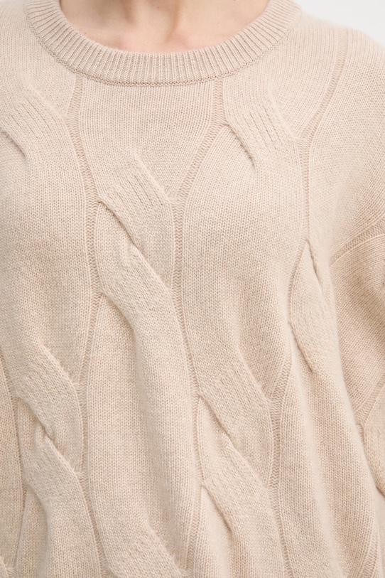 Кашемировый свитер United Colors of Benetton 10K1D10FE бежевый