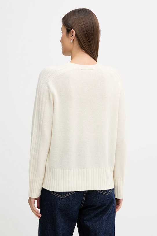 Odzież United Colors of Benetton sweter kaszmirowy 10K1D10FF beżowy