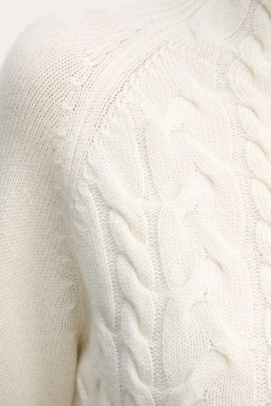 United Colors of Benetton sweter kaszmirowy 10K1D204G beżowy