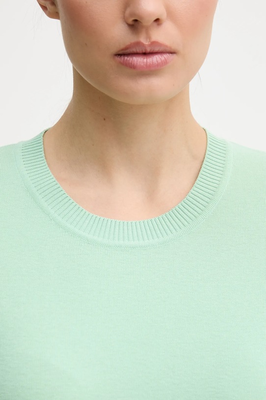 United Colors of Benetton sweter bawełniany 1C19D10FV zielony