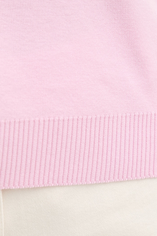 United Colors of Benetton sweter bawełniany 1C19D10FV różowy