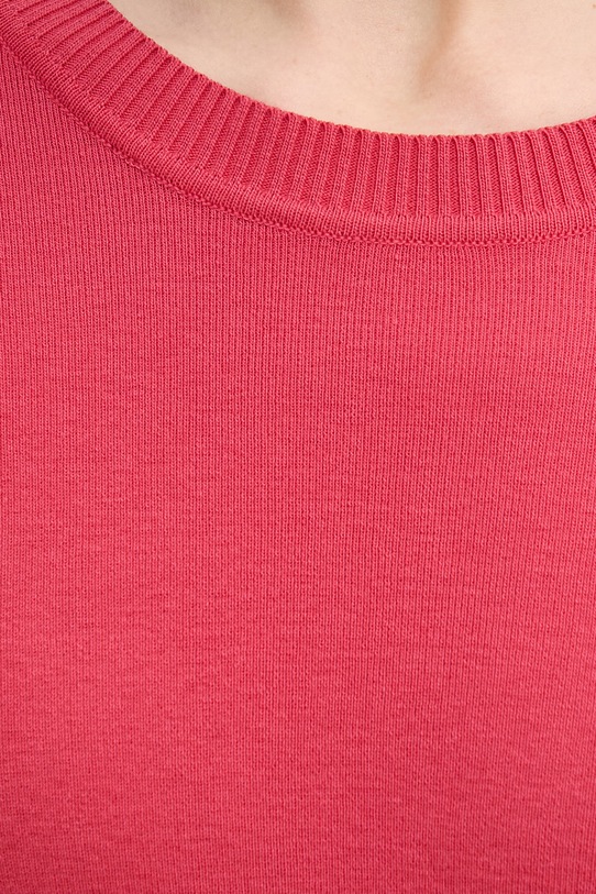 United Colors of Benetton sweter bawełniany 1C19D10FV czerwony