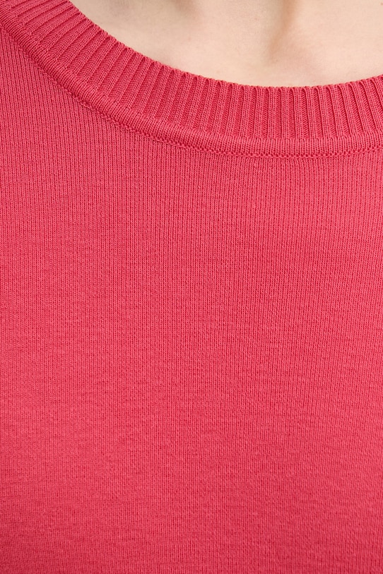 United Colors of Benetton sweter bawełniany 1C19D10FV czerwony