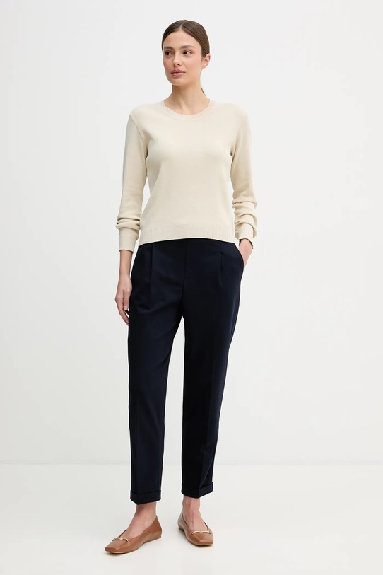 United Colors of Benetton sweter bawełniany 1C19D10FV beżowy SS26