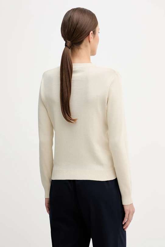 Odzież United Colors of Benetton sweter bawełniany 1C19D10FV beżowy