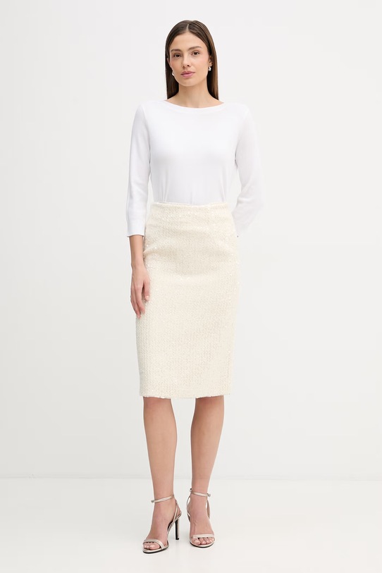 United Colors of Benetton sweter bawełniany 1C19D10G1 biały SS26