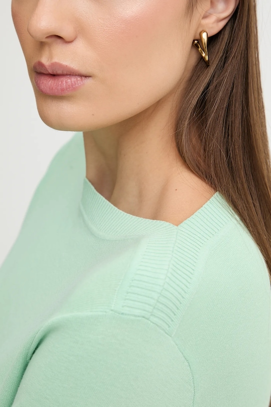 United Colors of Benetton sweter bawełniany 1C19D10G1 zielony