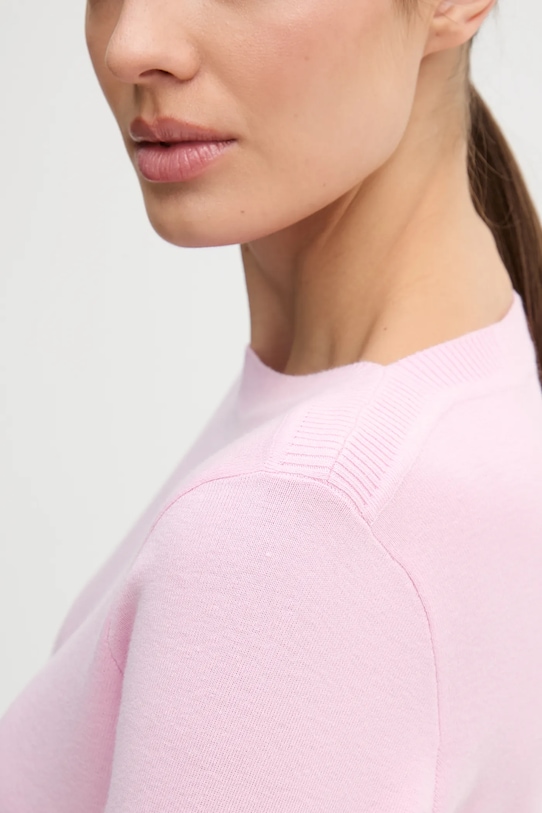 United Colors of Benetton sweter bawełniany 1C19D10G1 różowy