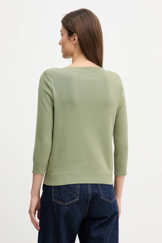 Odzież United Colors of Benetton sweter bawełniany 1C19D10G1 zielony