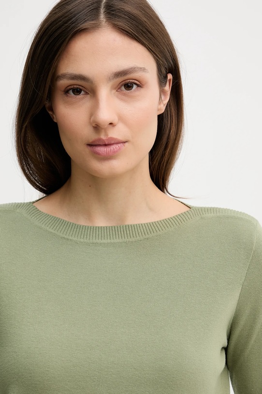 United Colors of Benetton sweter bawełniany zielony 1C19D10G1