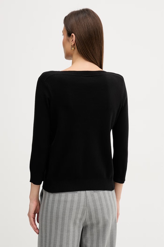 Odzież United Colors of Benetton sweter bawełniany 1C19D10G1 czarny