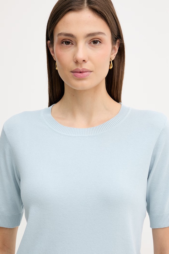 United Colors of Benetton t-shirt bawełniany niebieski 1C19D10G2