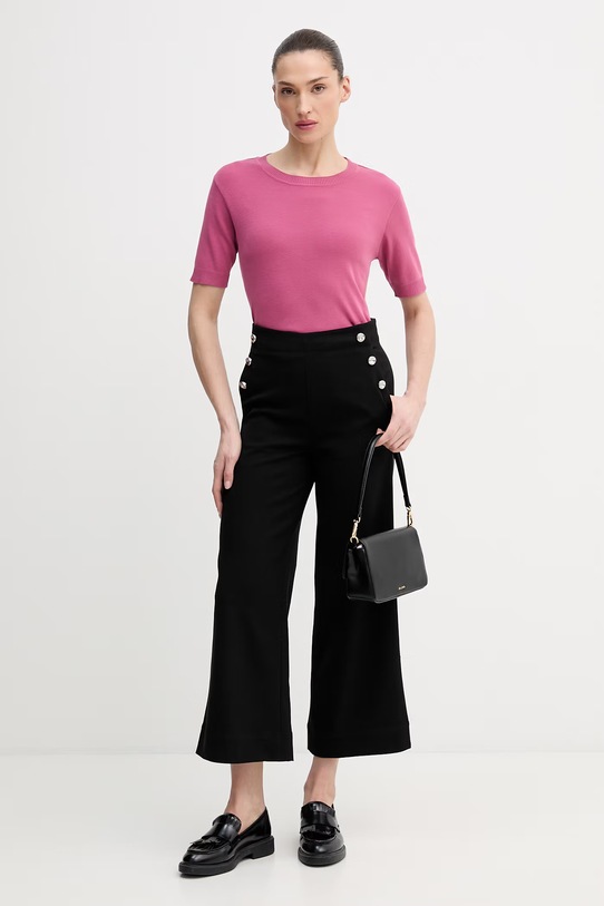 Памучна тениска United Colors of Benetton 1C19D10G2 розов SS26