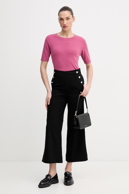 Памучна тениска United Colors of Benetton 1C19D10G2 розов SS26