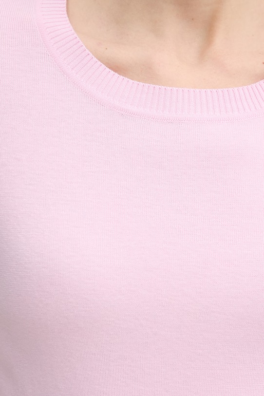 Памучна тениска United Colors of Benetton 1C19D10G2 розов