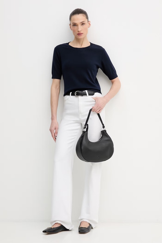 United Colors of Benetton t-shirt bawełniany 1C19D10G2 granatowy SS26