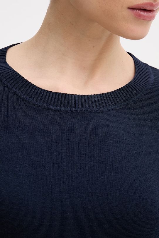 Памучна тениска United Colors of Benetton 1C19D10G2 тъмносин