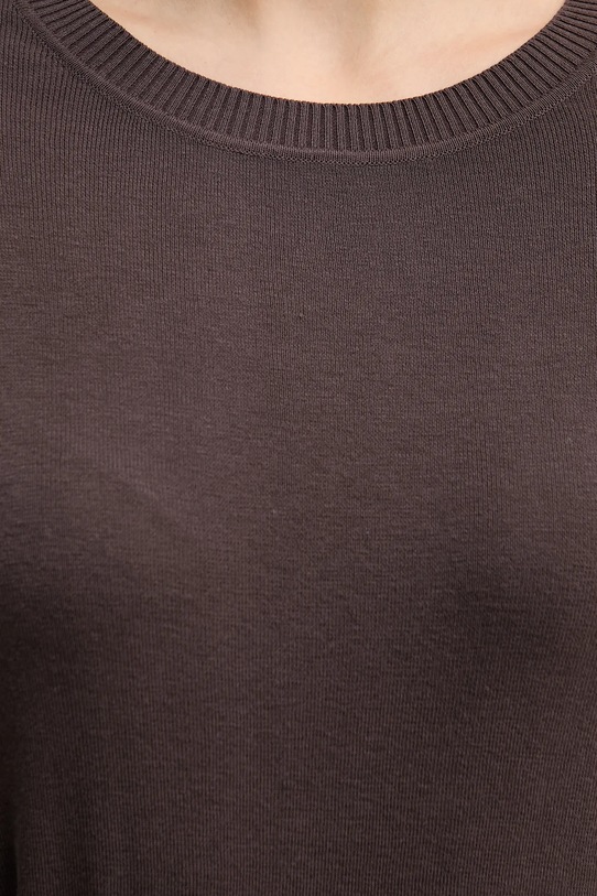 United Colors of Benetton t-shirt bawełniany 1C19D10G2 brązowy