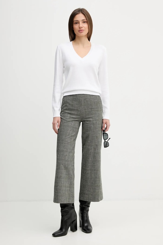 United Colors of Benetton sweter bawełniany 1C19D403N biały SS26