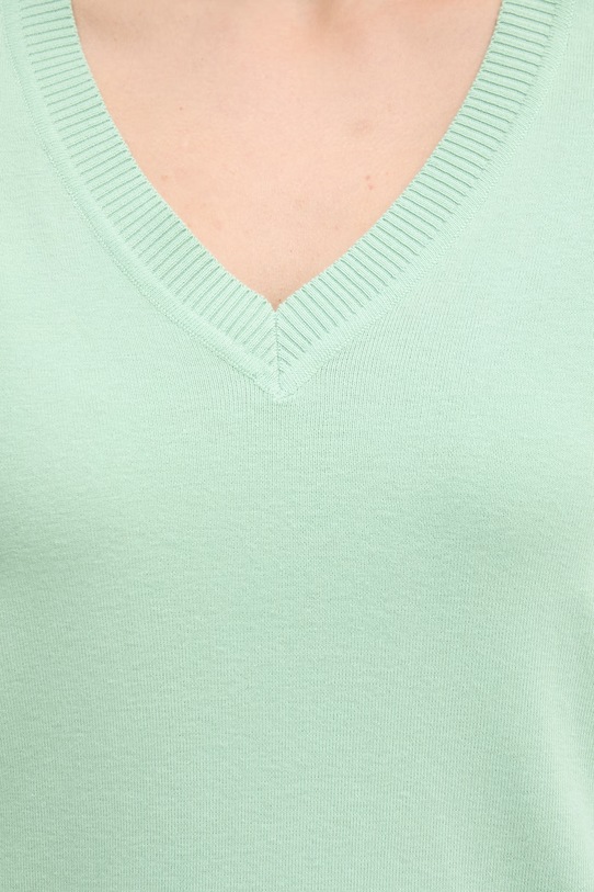 United Colors of Benetton sweter bawełniany 1C19D403N zielony