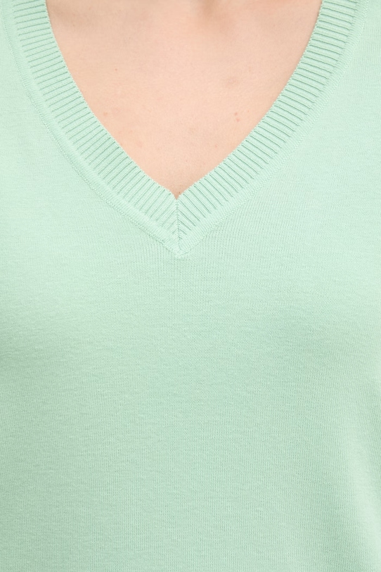 United Colors of Benetton sweter bawełniany 1C19D403N zielony